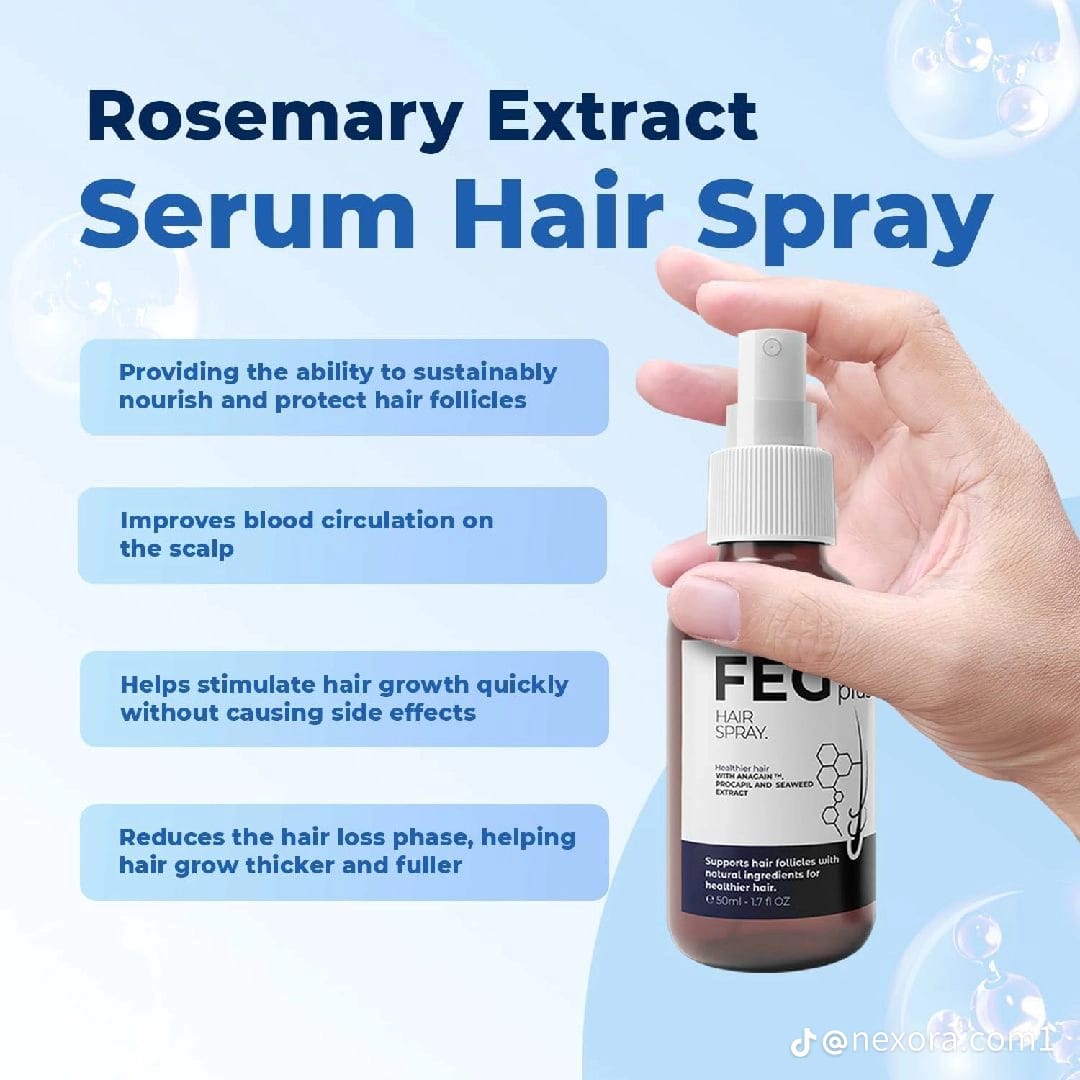 FEG Plus Hair Growth Spray – With AnaGain™, Procapil & Seaweed Extract