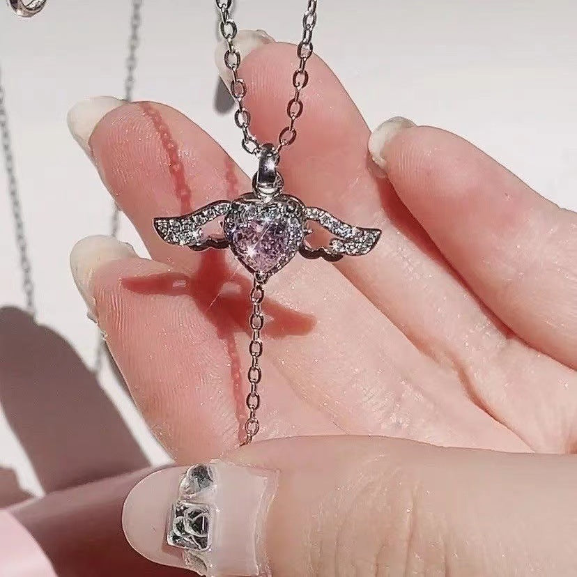 Crystal Heart & Wings – Romantic Gift for Her