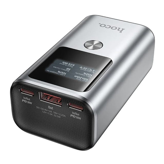 Hoco PowerGlow™ – LED Display Power Bank for Fast & Smart Charging