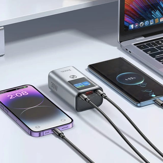Hoco PowerGlow™ – LED Display Power Bank for Fast & Smart Charging