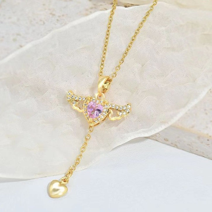 Crystal Heart & Wings – Romantic Gift for Her