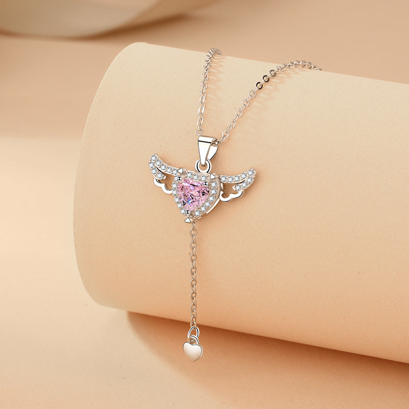 Crystal Heart & Wings – Romantic Gift for Her