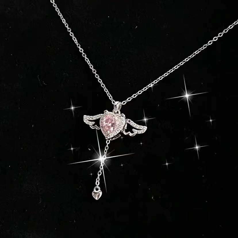 Crystal Heart & Wings – Romantic Gift for Her