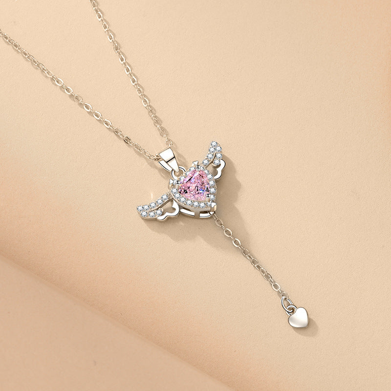 Crystal Heart & Wings – Romantic Gift for Her