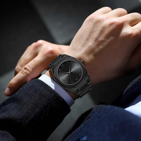 Timeless Arabic Elegance – Premium Stainless Steel Watch