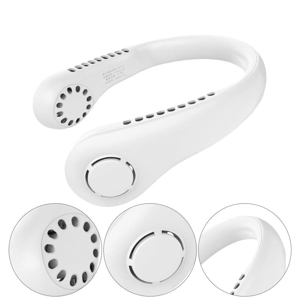 BreezeWear™ – Vaneless Neck Hanging Fan for Hands-Free Cooling
