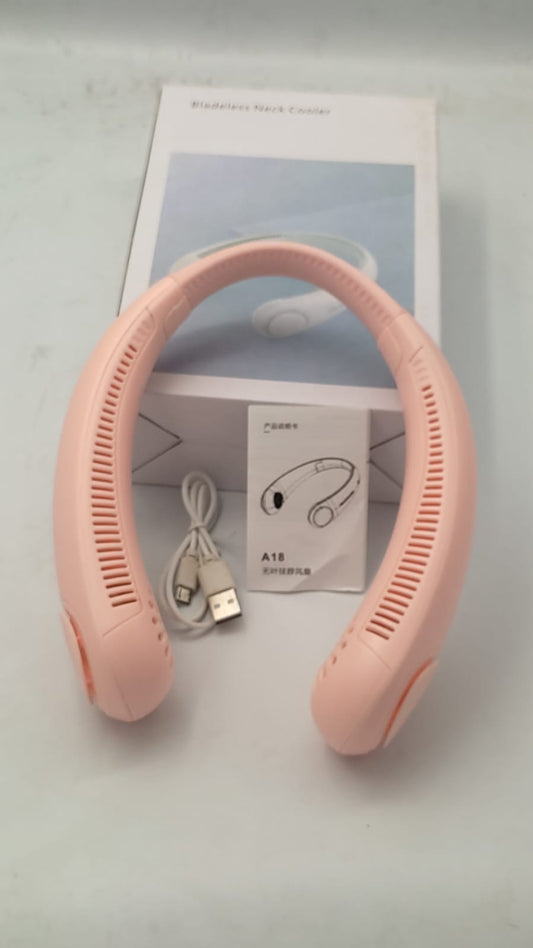 BreezeWear™ – Vaneless Neck Hanging Fan for Hands-Free Cooling